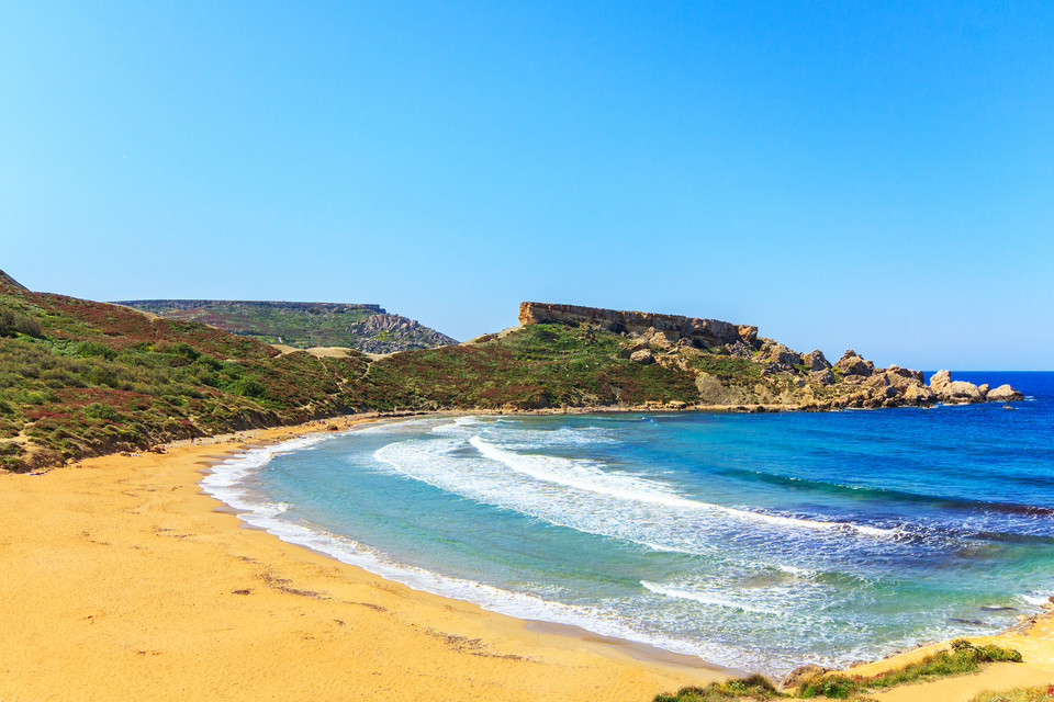 Plaża Ghajn Tuffieha, Malta