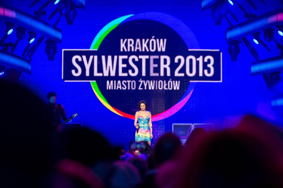 Sylwester 2013 na krakowskim Rynku Głównym