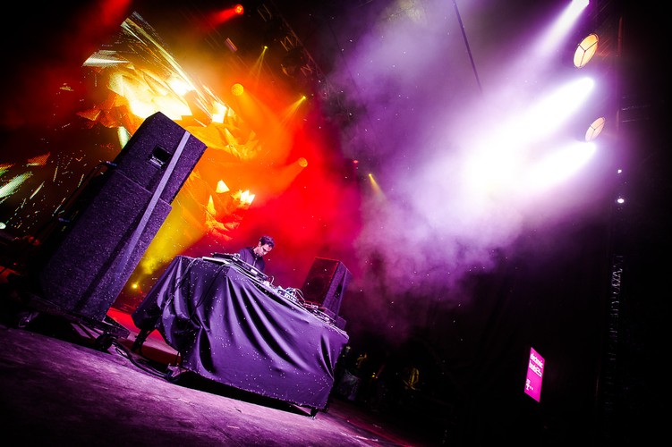 Four Tet na festiwalu Audioriver 2016 / fot. Audioriver