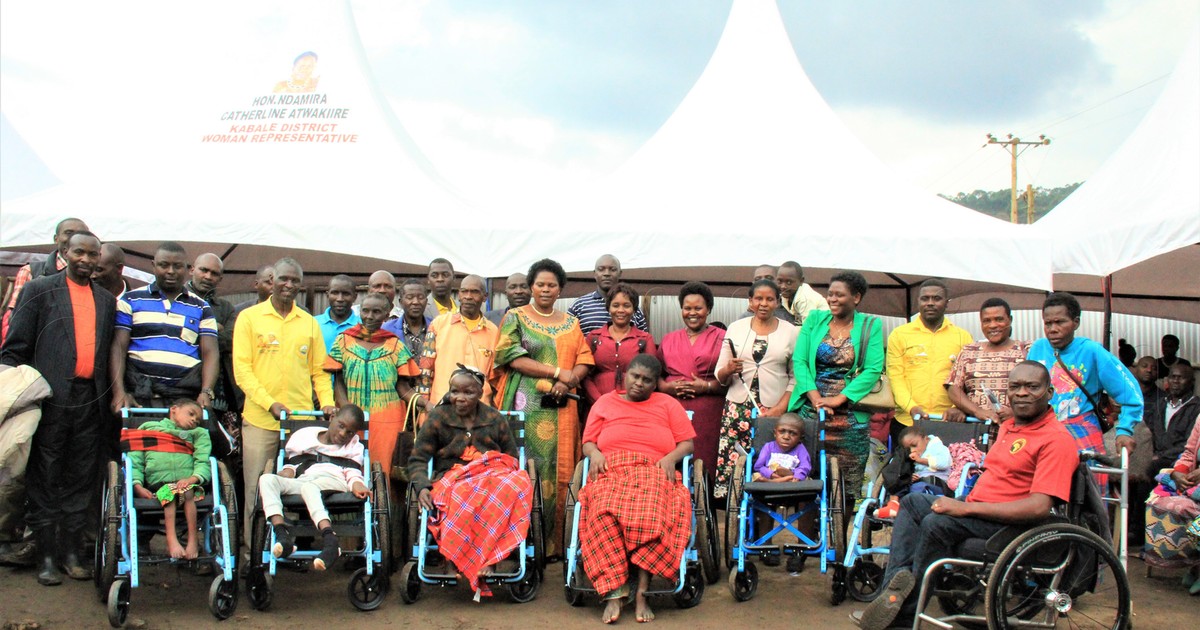 Doctors donate 40 wheelchairs, 20 walkers, 10 clutches to polio