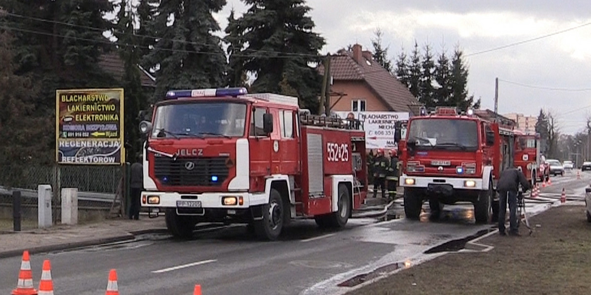 Pożar lakierni