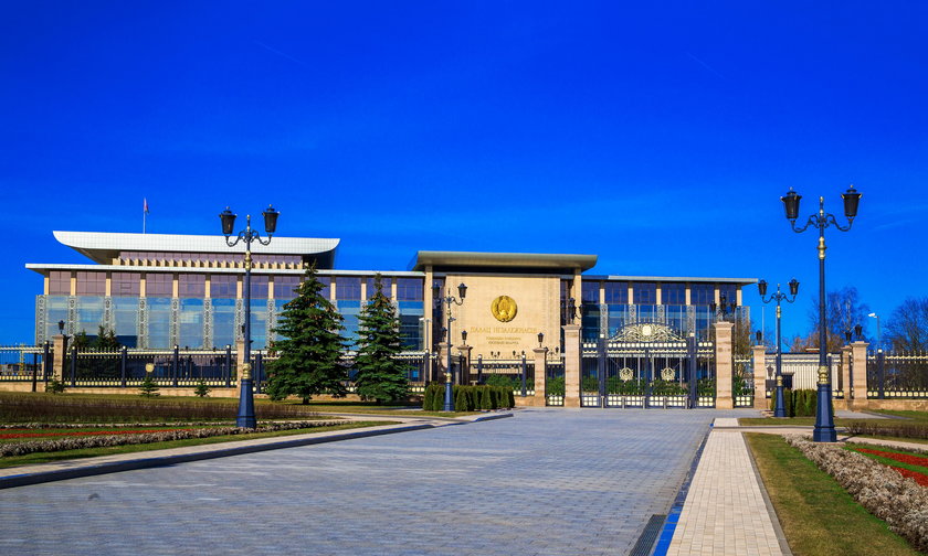 Pałac Niepodległości to jedna z 17 rezydencji prezydenta Białorusi