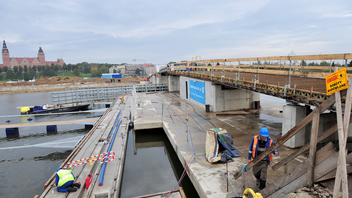 Budowa nowego mostu w Szczecinie