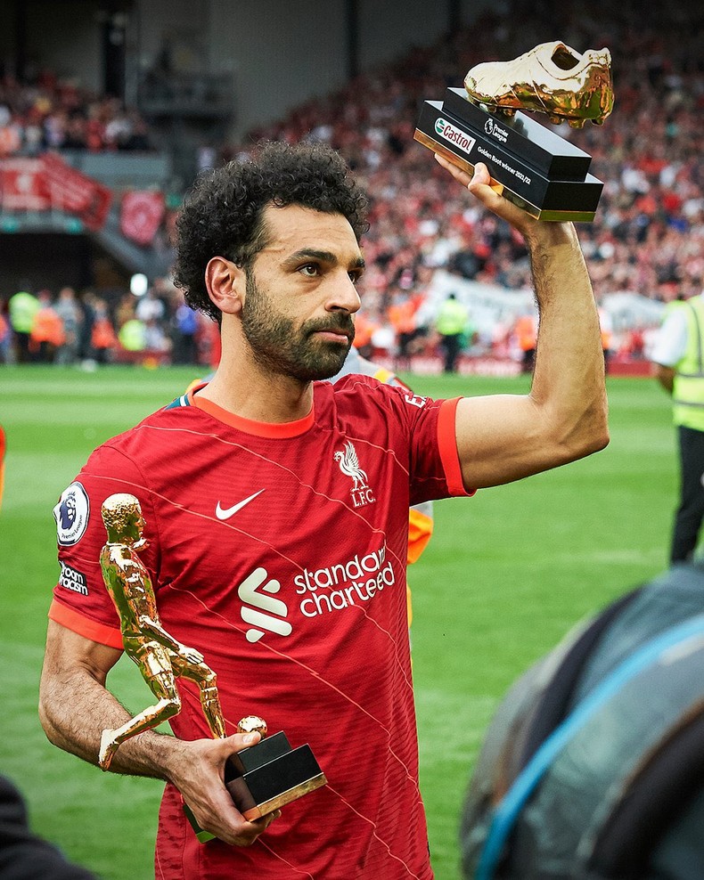 فاز صلاح بجائزة PL Golden الحذاء وجائزة صانع الألعاب الموسم الماضي