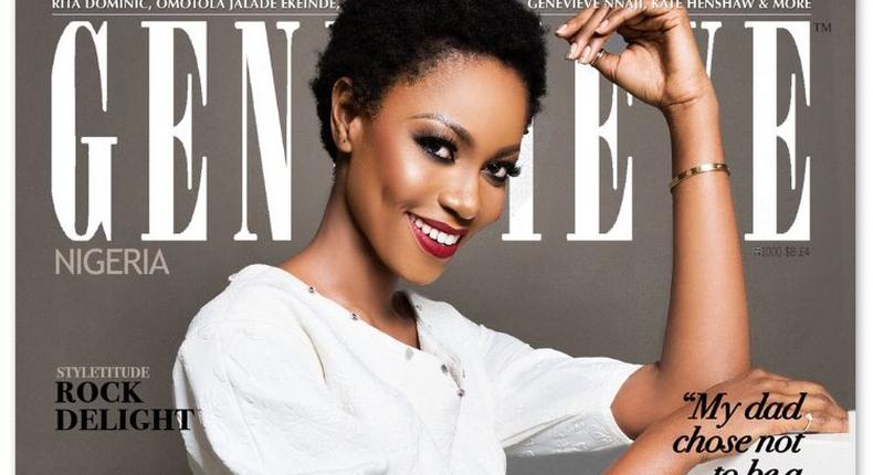 Yvonne Nelson covers Genevieve Magazine July 2015 issue