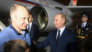 Russian President Vladimir Putin may benefit from the prisoners' exchange deal, experts say.Mikhail Voskresensky, Sputnik, Kremlin Pool Photo via AP