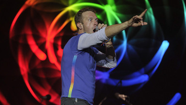 Coldplay na scenie z Martym McFly'em