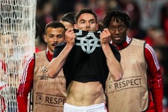 Wymowny gest ukraińskiego piłkarza po golu w Lidze Mistrzów