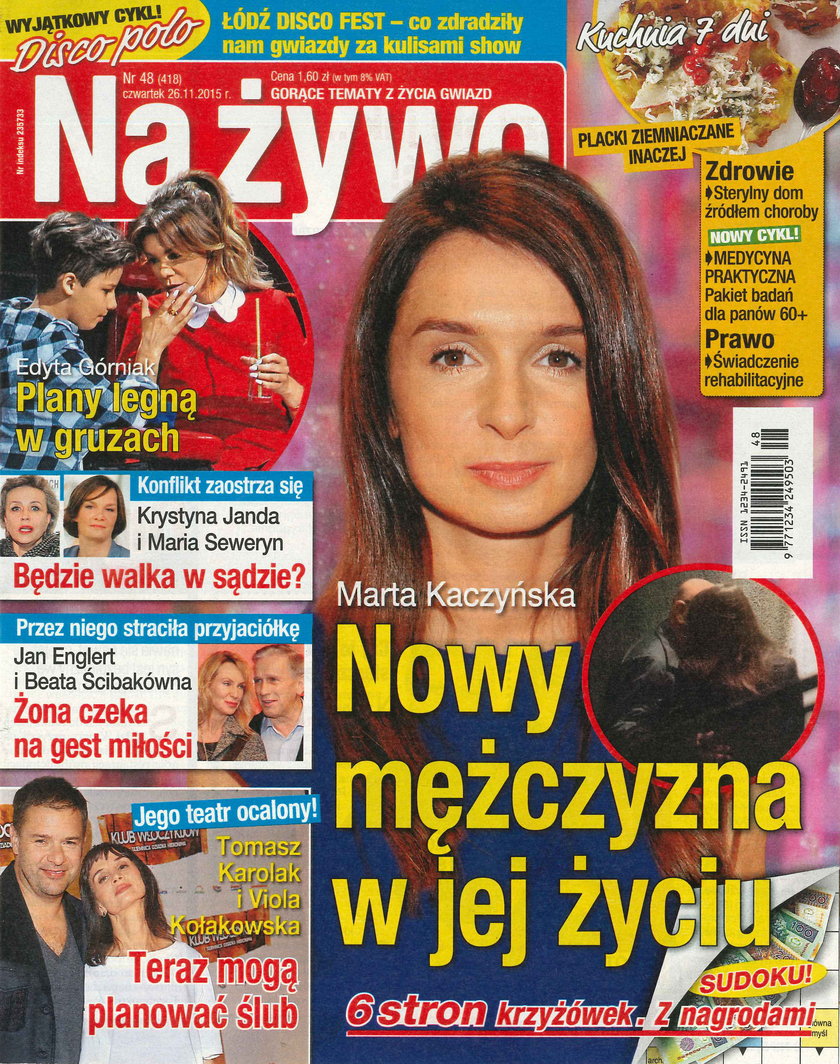 Marta Kaczyńska z nowym partnerem w tygodniku „Na Żywo"