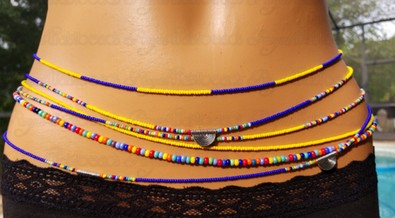 Why do girls wear Waist beads? Fashion accessory or sexual aphrodisiac? 