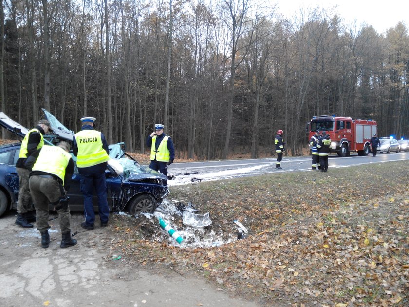 Koszmarny wypadek pod Lidzbarkiem Warmińskim