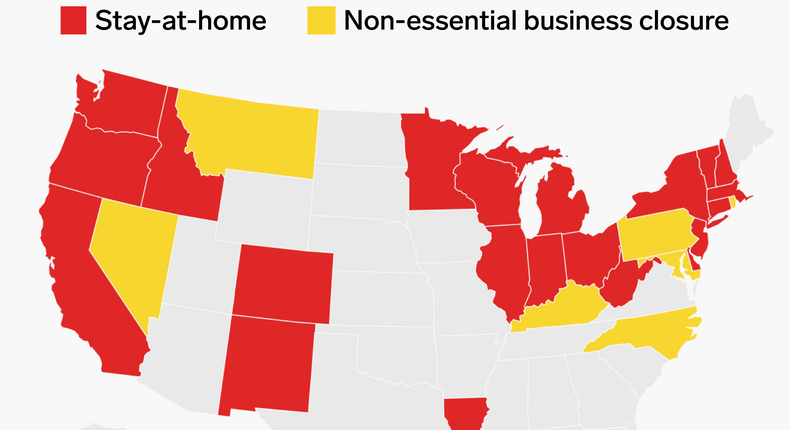 Almost half of all Americans have been ordered to stay at home. This ...