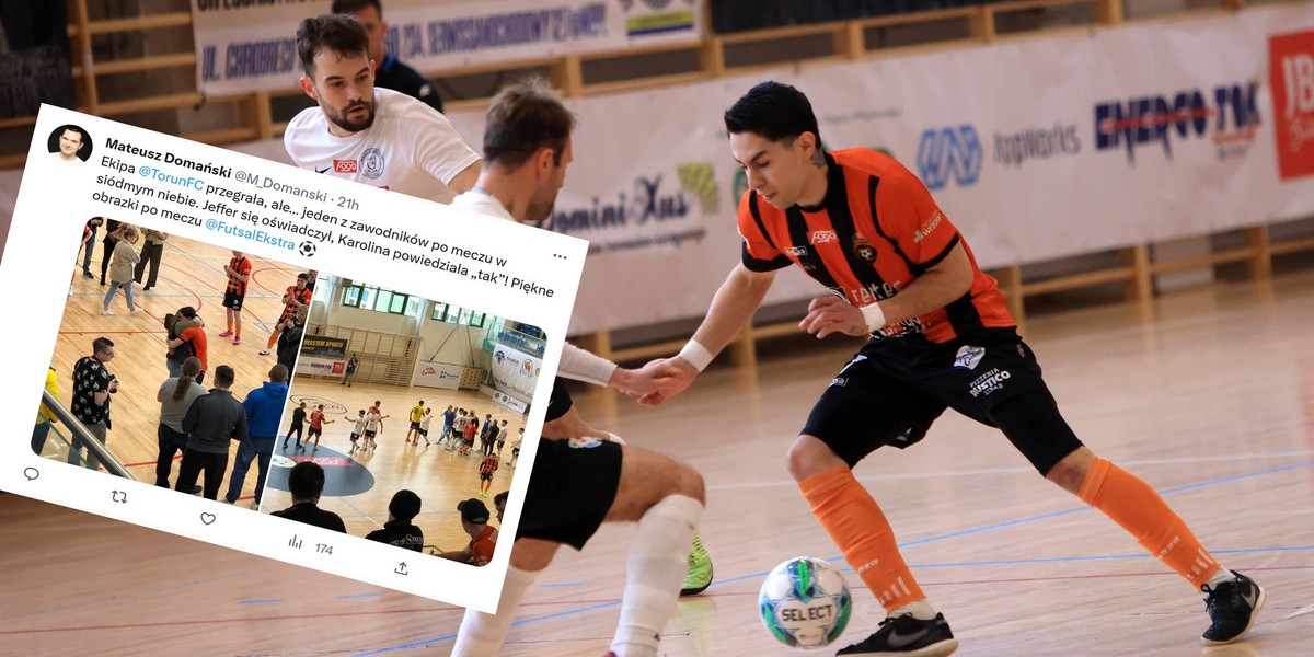 Do wzruszającej chwili doszło po spotkaniu Fogo Futsal Ekstraklasy