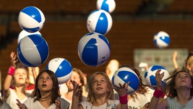 Bicie rekordu w aerobiku sportowym z Anną Lewandowską we Wrocławiu