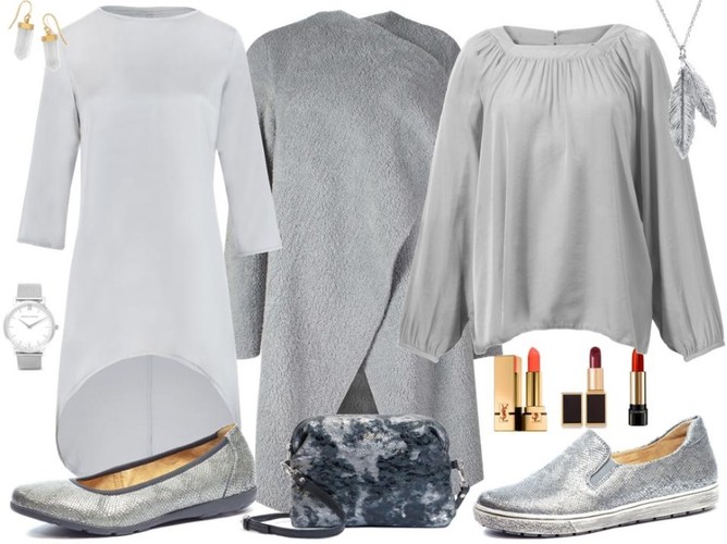 STYLIZACJE na walentynki: Sukienka – White House/whitehouse.sklep.pl, bluzka – Jelonek/jelonek.pl, narzutka – Rabarbar/rabarbar.pl, torebka – Boca/boca.pl, buty – Caprice/caprice.pl, akcesoria  – TKMAXX/tkmaxx.pl