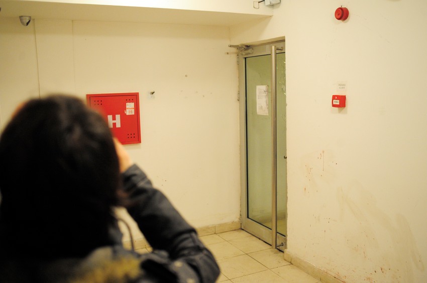 Mesto ubistva Gorana Radomana na Novom Beogradu