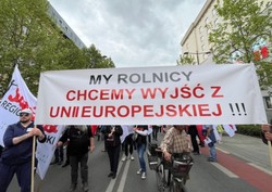 Premier: Nikt nie wierzy, że to rolnicy chcą wyjść z Unii