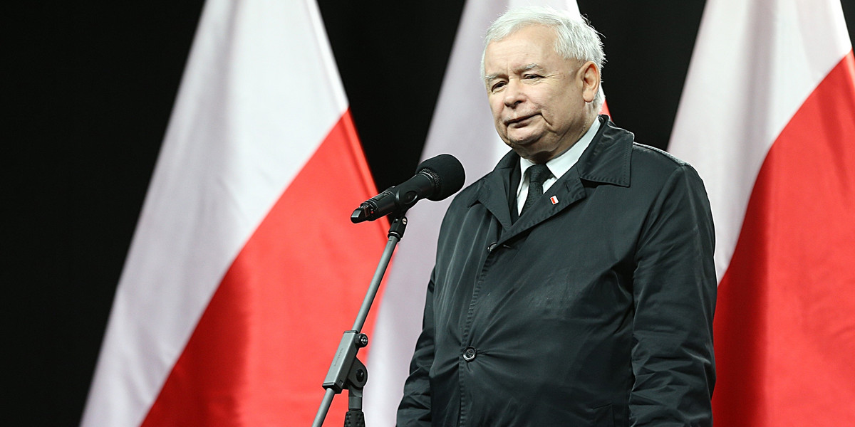 Jarosław Kaczyński w Krakowie w Święto Niepodległości
