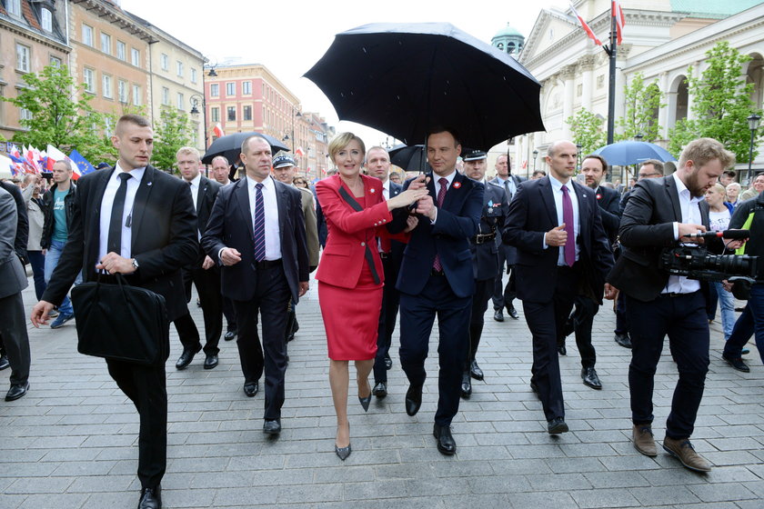 Wystąpienie prezydenta Andrzeja Dudy podczas obchodów Świeta Narodowego 3 Maja