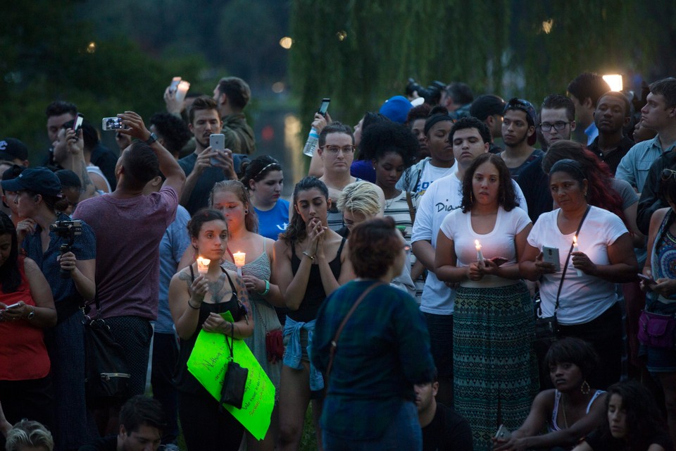 USA ORLANDO SHOOTING VIGIL (Vigil in honor of shooting victims in Orlando, Florida)