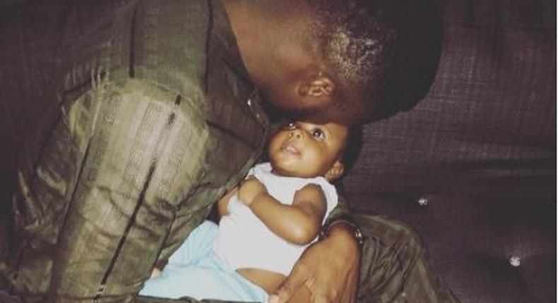 Ubi Franklin and baby boy, Jayden