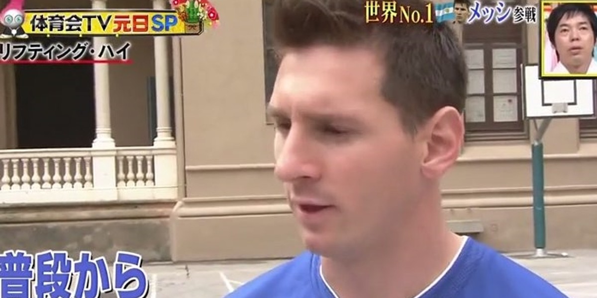 Messi wyzwany przez Japończyków [WIDEO]