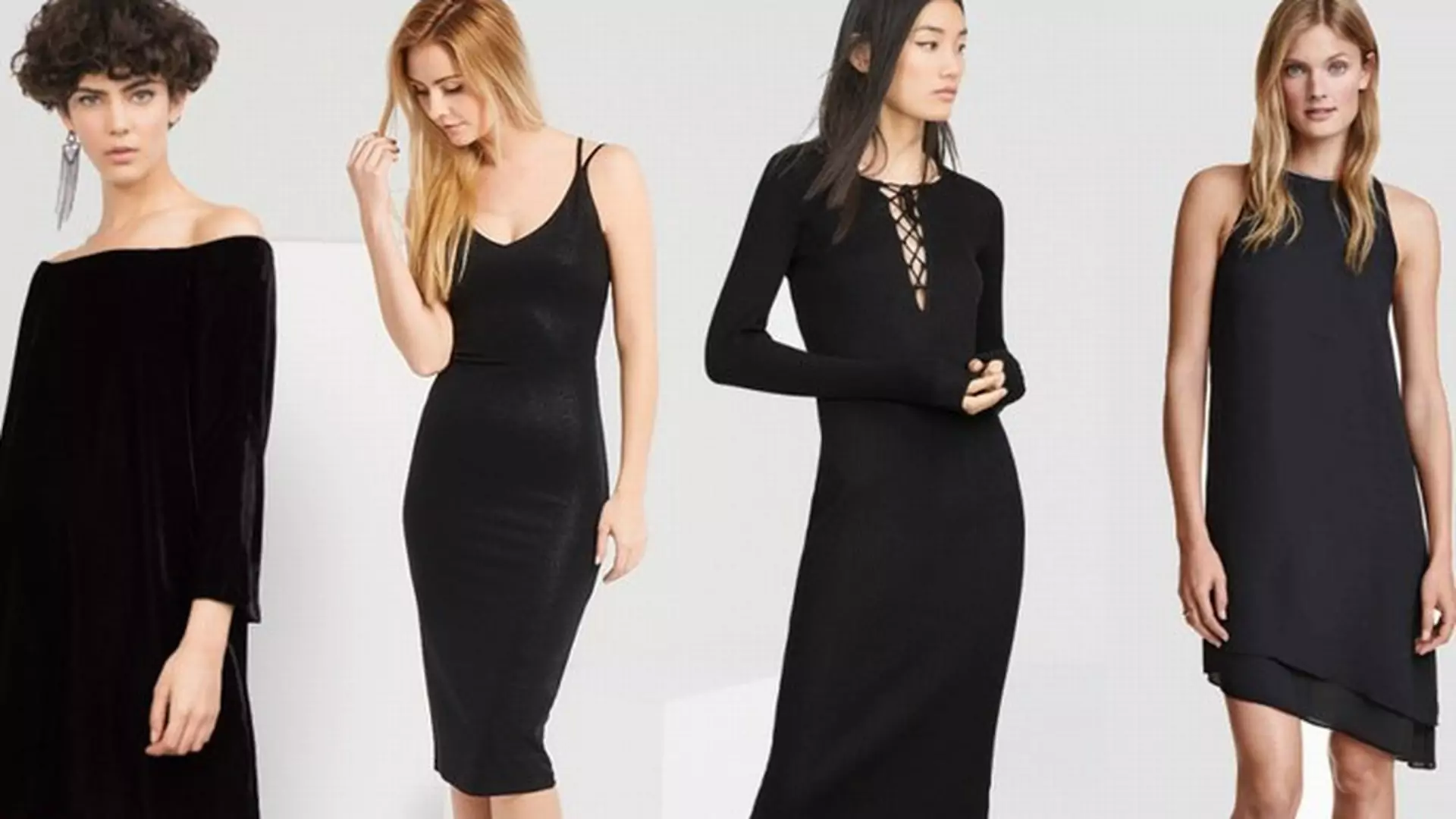 Czarne sukienki dobre na każdą okazję - 25 modeli ze sklepów