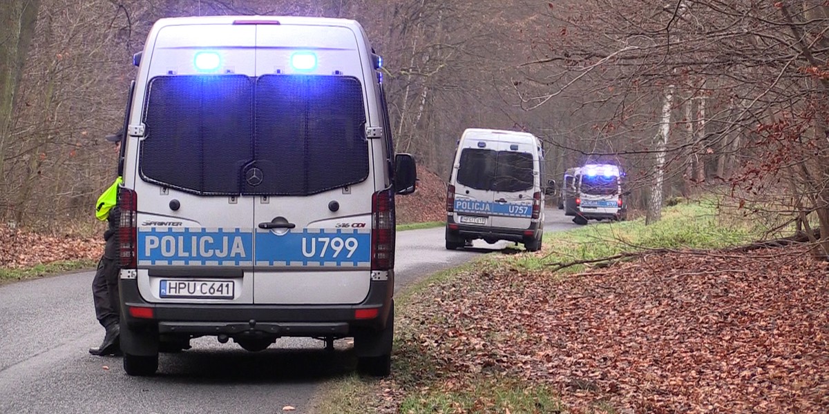 Policyjna obława w lubuskiem. Ktoś porwał kobietę z ulicy