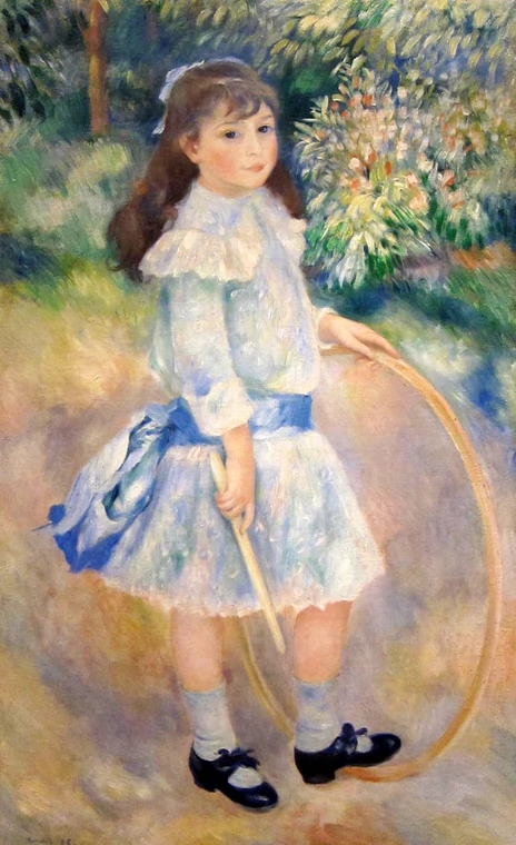 Toczenie obręczy Fot. Pierre-Auguste Renoir Public Domain