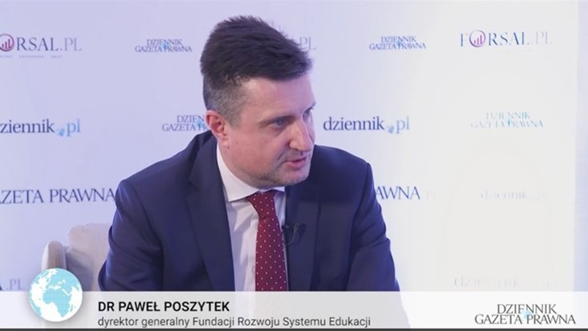 Paweł Poszytek: Możemy powoli zapominać o klasycznym modelu edukacji