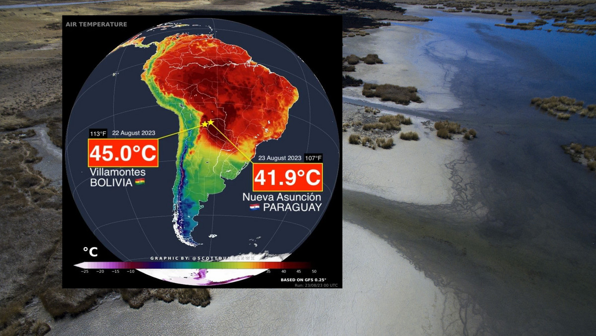 Katastrofa klimatyczna w Ameryce Południowej. Miliony ludzi odczuwa skutki
