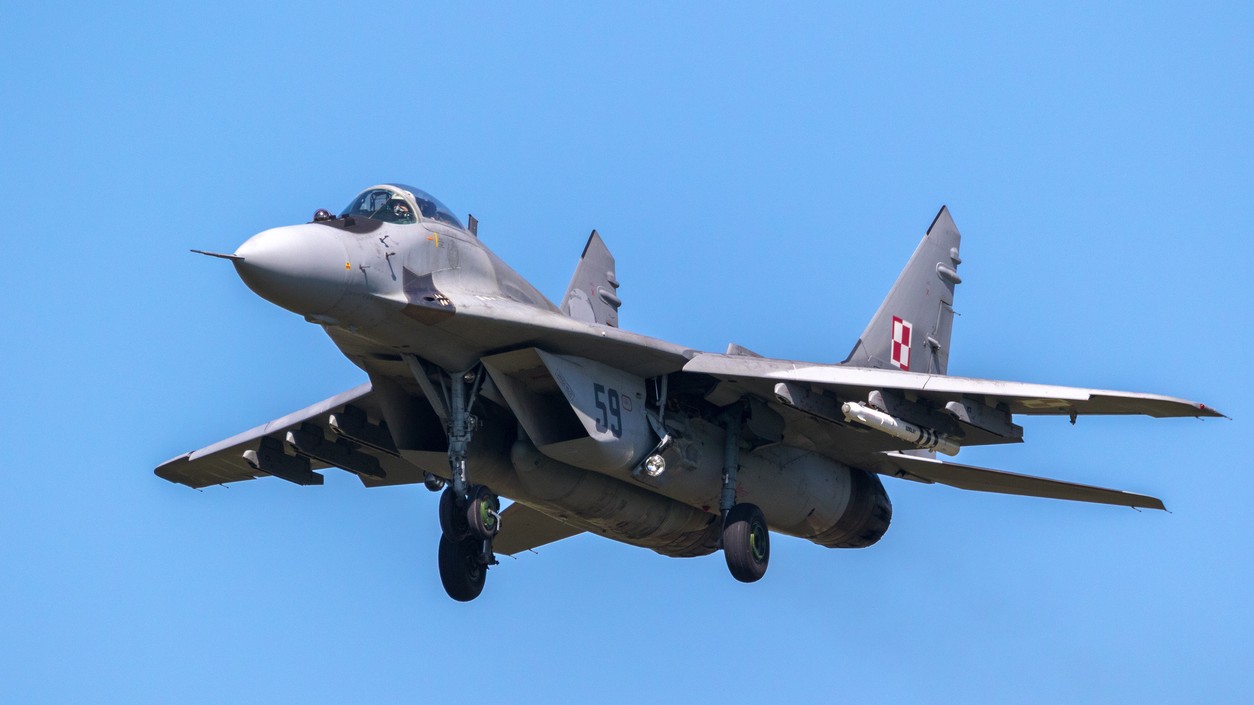 Poľsko plánuje poslať Ukrajine dve stíhačky MiG-29. (ilustračné foto)