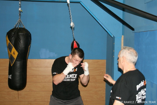 Tomasz Adamek, trening przed walką z Kevinem McBridem