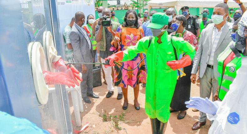 Mobile testing centre increased Coronavirus detection, treatment in Delta - Official. [Twitter/@dabiodunMFR]