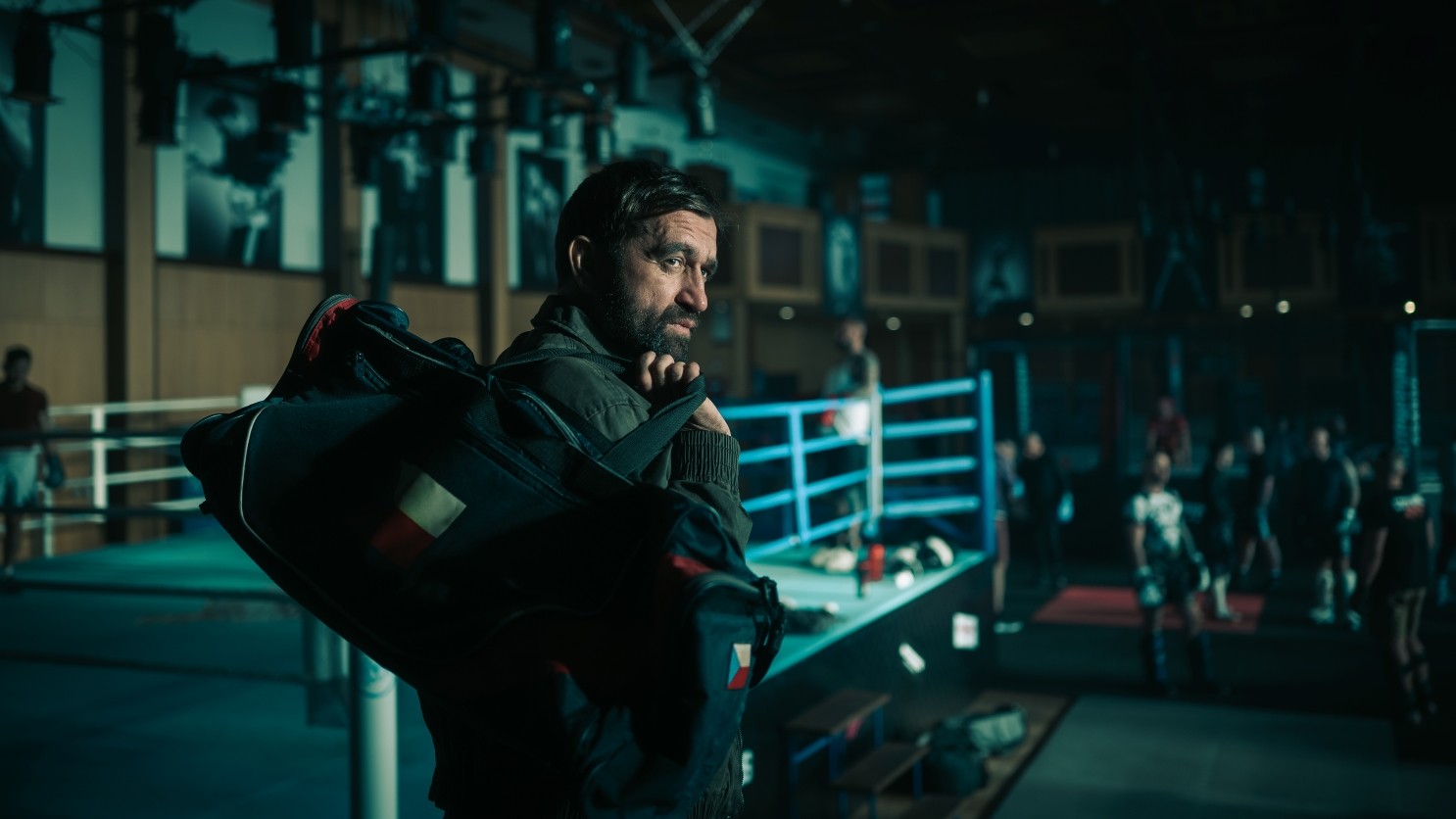Milan Ondrík ako vyslúžilý majster Európy a olympijský medailista v boxe Pavel Hoffmeister alias Hoff.