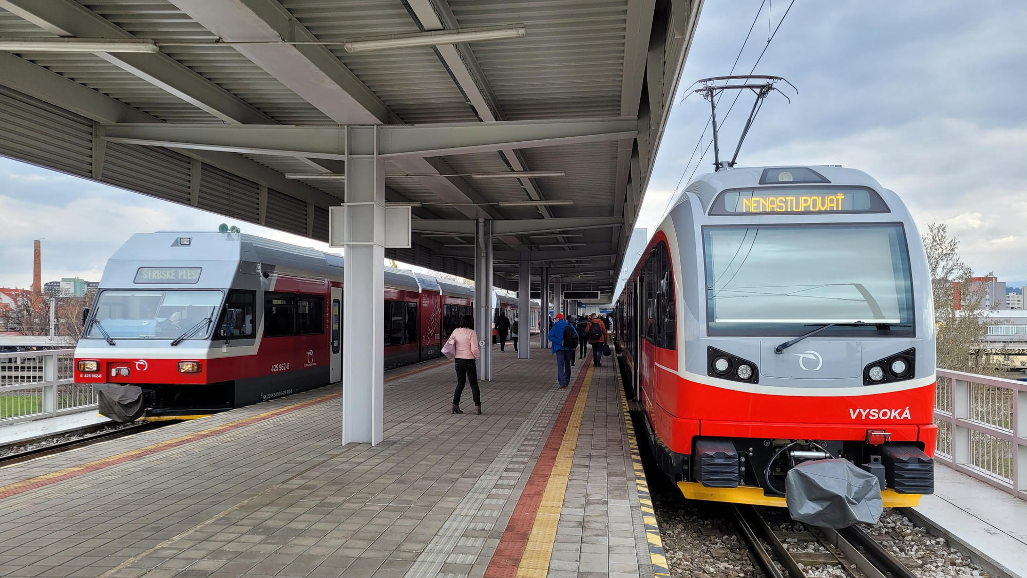 Tatranské elektrické železnice v Poprade