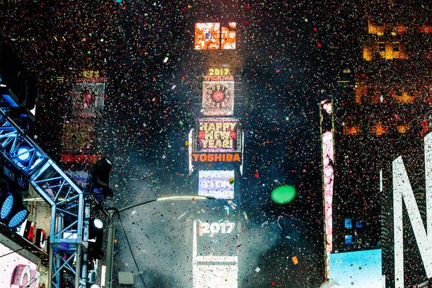 New Year's Eve celebration in New York, New York