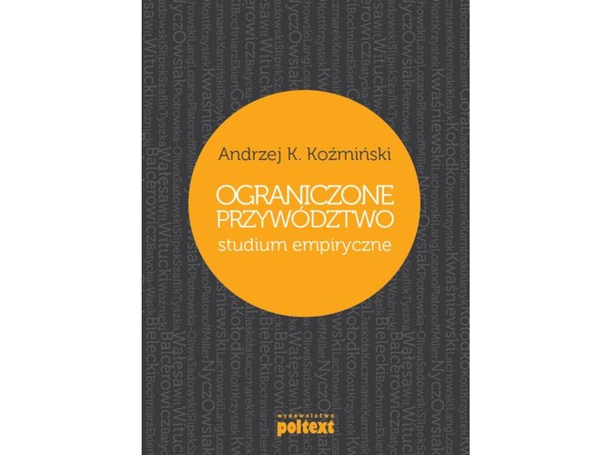 Publikacja jest próbą naukowej analizy przywództwa na podstawie wywiadów przeprowadzonych przez autora z 29 wybitnymi przedstawicielami życia publicznego, liderami politycznymi, gospodarczymi, społecznymi czy naukowymi. Wnioski są mocno zaskakujące. Okazuje się bowiem, że najlepiej radzą sobie liderzy, którzy napotykają na subiektywne albo obiektywne przeszkody oraz nieustannie muszą z nimi walczyć, co pozwala im powiększyć sferę własnej autonomii i niezależności. Koźmiński tworzy teorię „ograniczonego przywództwa”, bo – jak przyznaje – przywództwo absolutne, w czystej postaci nie istnieje.