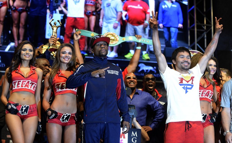Floyd Mayweather Jr. cięższy od Manny'ego Pacquiao