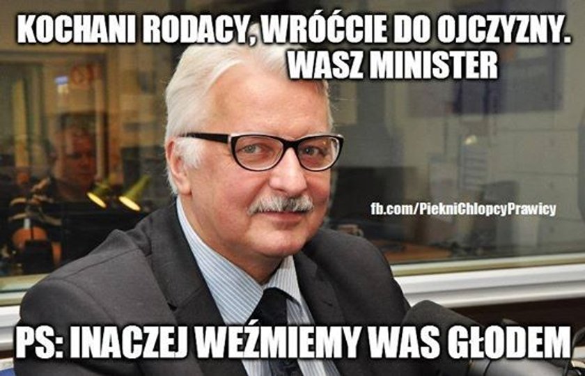 Memy po wypowiedziach ministra Waszczykowskiego