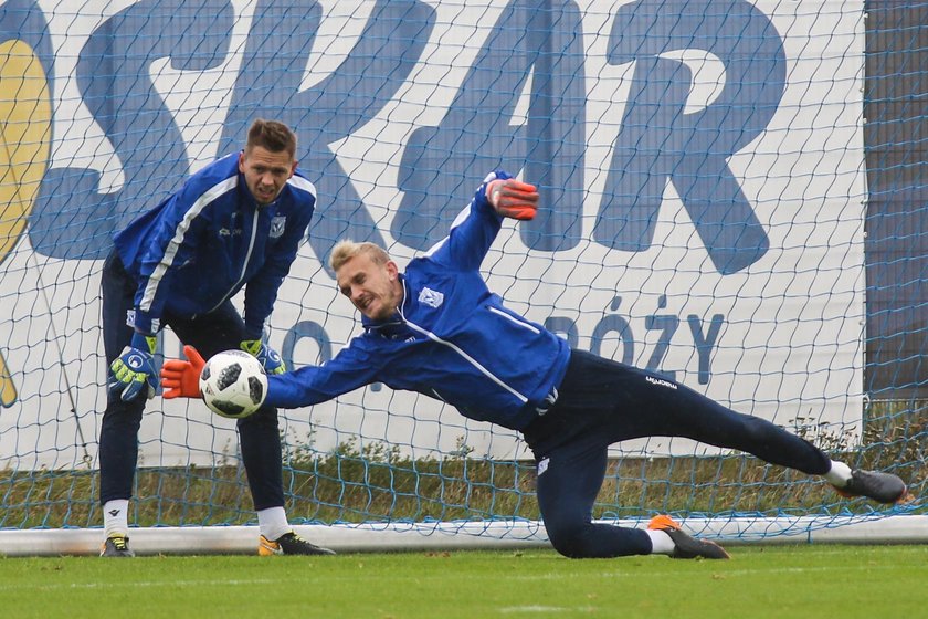 Pilka nozna. Ekstraklasa. Trening. Lech Poznan. 