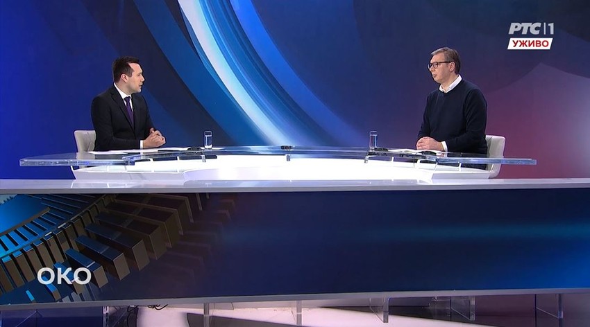 Vučić u emisiji Oko