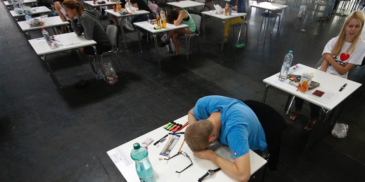 Applicants for the study of medicine at Vienna University wait for their screening test to begin at Messe Wien convention centre in Vienna July 6, 2012.