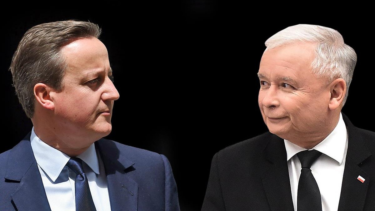 David Cameron i Jarosław Kaczyński