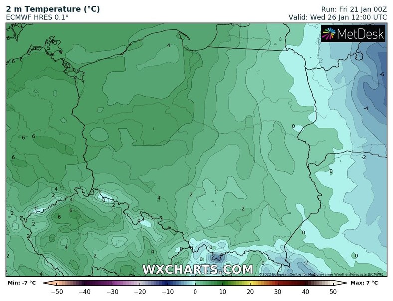 W środę odwilż powinna pojawić się już w całej Polsce