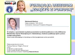 Pomóż leczyć syna tragicznie zmarłego lotnika