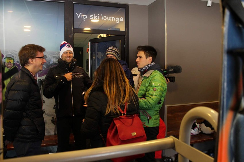 Noleta na Kopu u stopu prate novinari