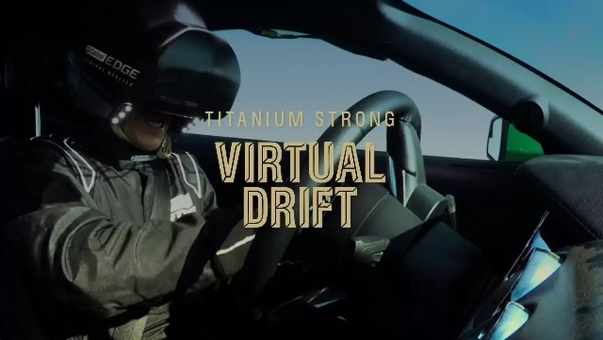 A gdyby tak w goglach VR podriftować sobie realnym samochodem po wirtualnym torze?