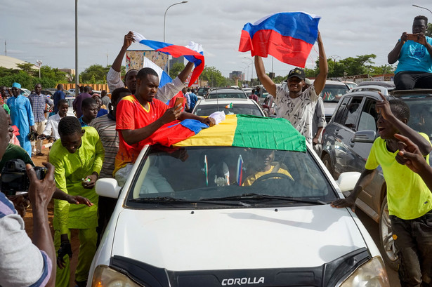 Niger, wiec wspierający zamach stanu