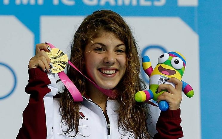 Szilágyi Liliána szerint, a 2014-es ifjúsági olimpiai játékokon önállóan elért eredményei után valóságos hadjáratot indított ellene az apja /Fotó: Getty